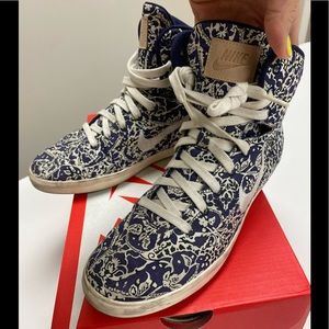 💙 NIKE x LIBERTY LONDON collaboration 💙 high top sneakers